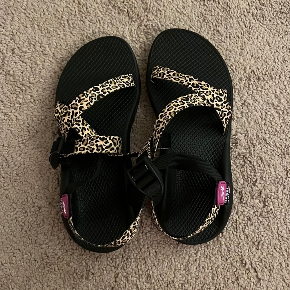 NWOT Cheetah Print Chaco Sandals
